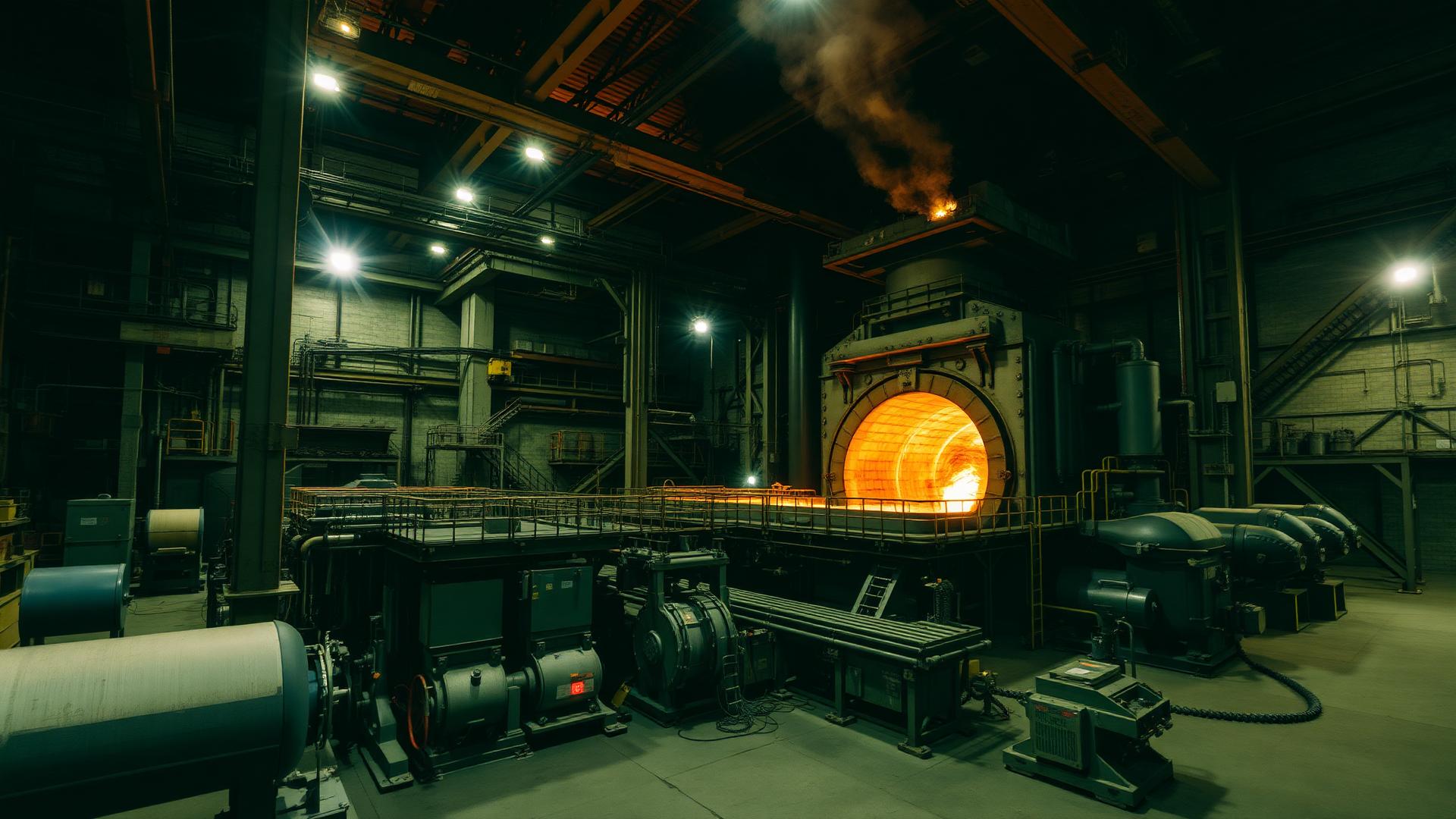Metallurgical plant with furnace